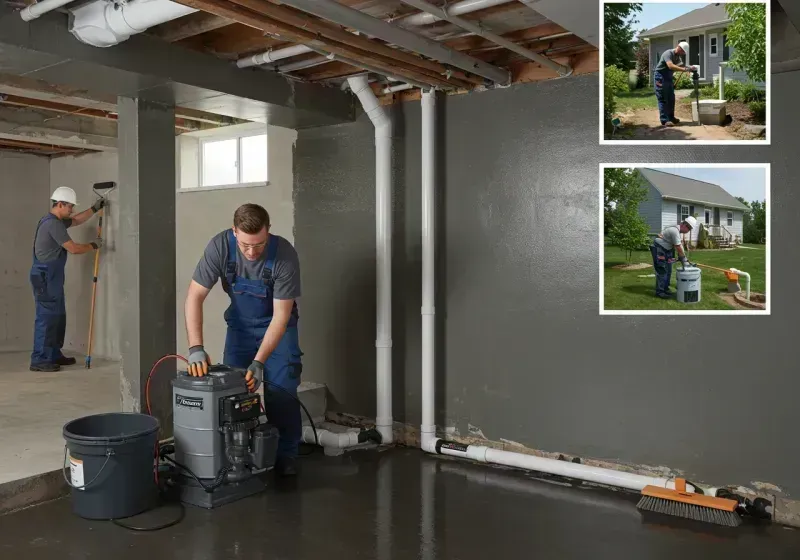 Basement Waterproofing and Flood Prevention process in Iowa Park, TX